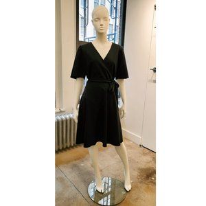 Neiman Marcus Bell Sleeve A-Line Dress